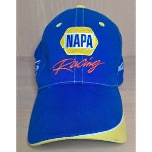 NAPA Racing Martin Truex Jr #56 Blue and Yellow Adjustable Cap Hat